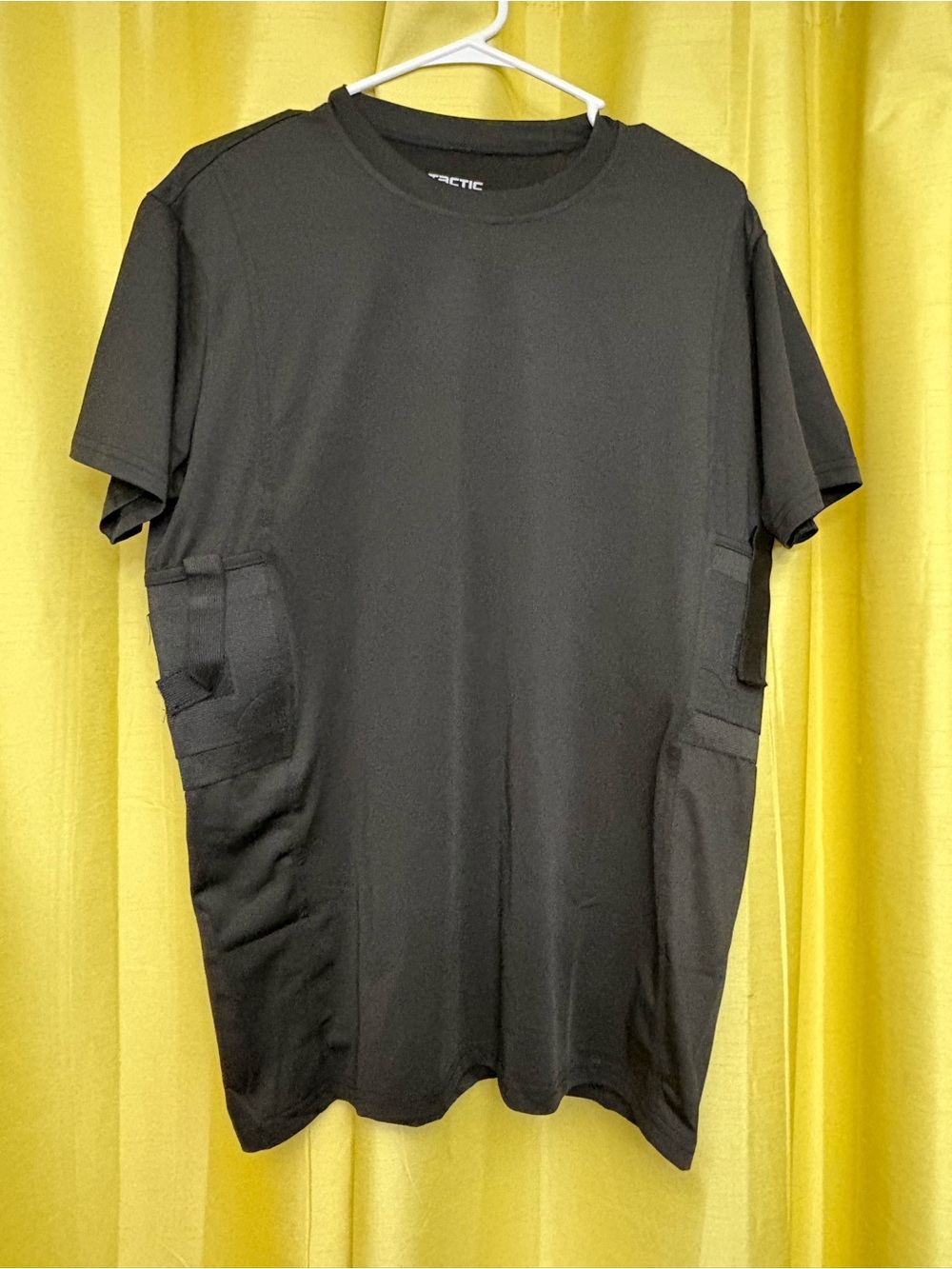 Black Tactical conceal weapon carry Crew Neck Men’s Shirt